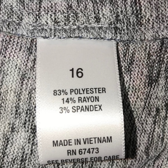 Roz & Ali Plaid Ruffle Sleeve Dress - Navy and Red - Picture 8 of 11